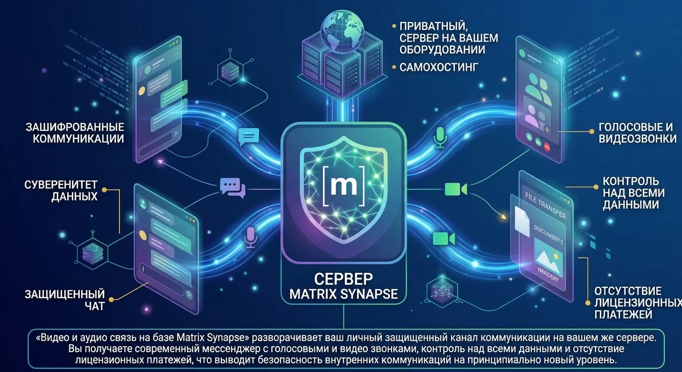 Развертывание корпоративного мессенджера Matrix Synapse и Element